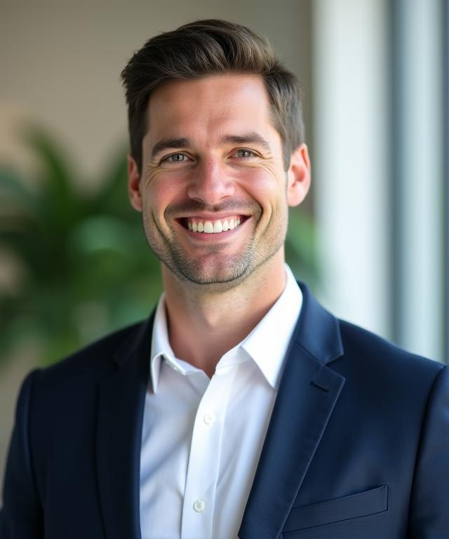 Daniel Sutherland in a professional setting, Melbourne interview coach